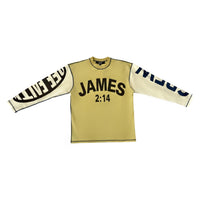 James 2:14 Heavyweight T-Shirt // Pale Yellow
