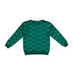 Faith+ Checkered Knitted Polo // Kelly Green