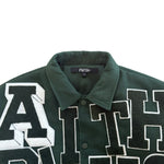 Varsity Letterman Jacket // Forest Green