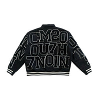 Varsity Letterman Jacket // Black