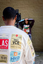 Lost Luggage Shirt // Multi White