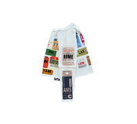 Lost Luggage Shirt // Multi White