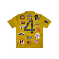 Way Too Many Patches Mechanic Shirt // Dark Mustard