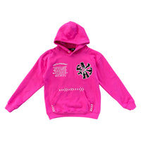 Members Only Varsity Hoodie // Magenta