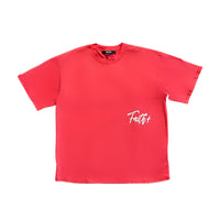 Essential Signature Tee // Fusion Red