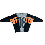 Off Faith Crewneck Sweater // Orange