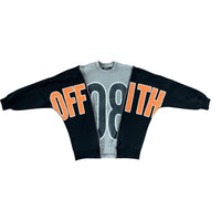 Off Faith Crewneck Sweater // Orange