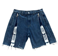 Four Links Zipper Denim Jorts // Blue