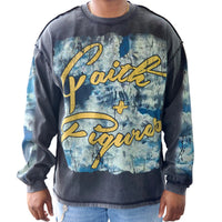 Faith in the Fog Long T-Sleeve Shirt // Vintage Black