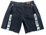 Four Links Zipper Denim Jorts // Black