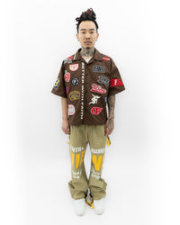 Motor City Bowling Shirt // Chocolate Brown