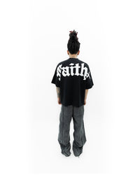 Faith+ Jumbo Shirt // Black