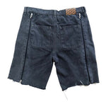 Four Links Zipper Denim Jorts // Black