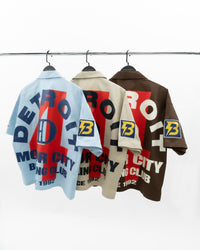 Motor City Bowling Shirt // Chocolate Brown