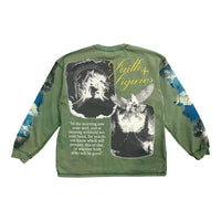 Faith in the Fog Long Sleeve T-Shirt // Vintage Green