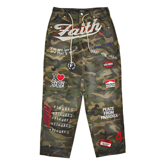 YearBook Carpenter Pant // Aged Camo Denim