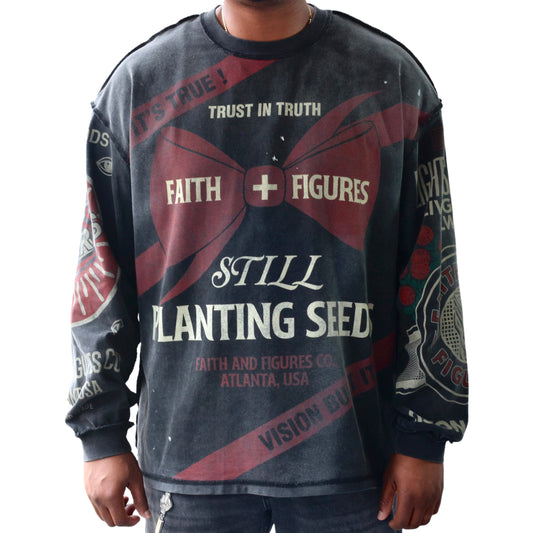 Good Harvest Long Sleeve Shirt // Aged Black