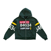 '96 Olympics Hoodie // Forest Green