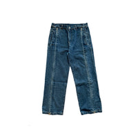Four Links Zipper Denim Pants // Blue