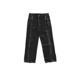 Four Links Zipper Denim Pants // Black