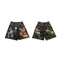 Way Too Many Patches Denim Jorts // Camo