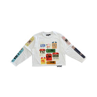 Lost Luggage Shirt // Multi White