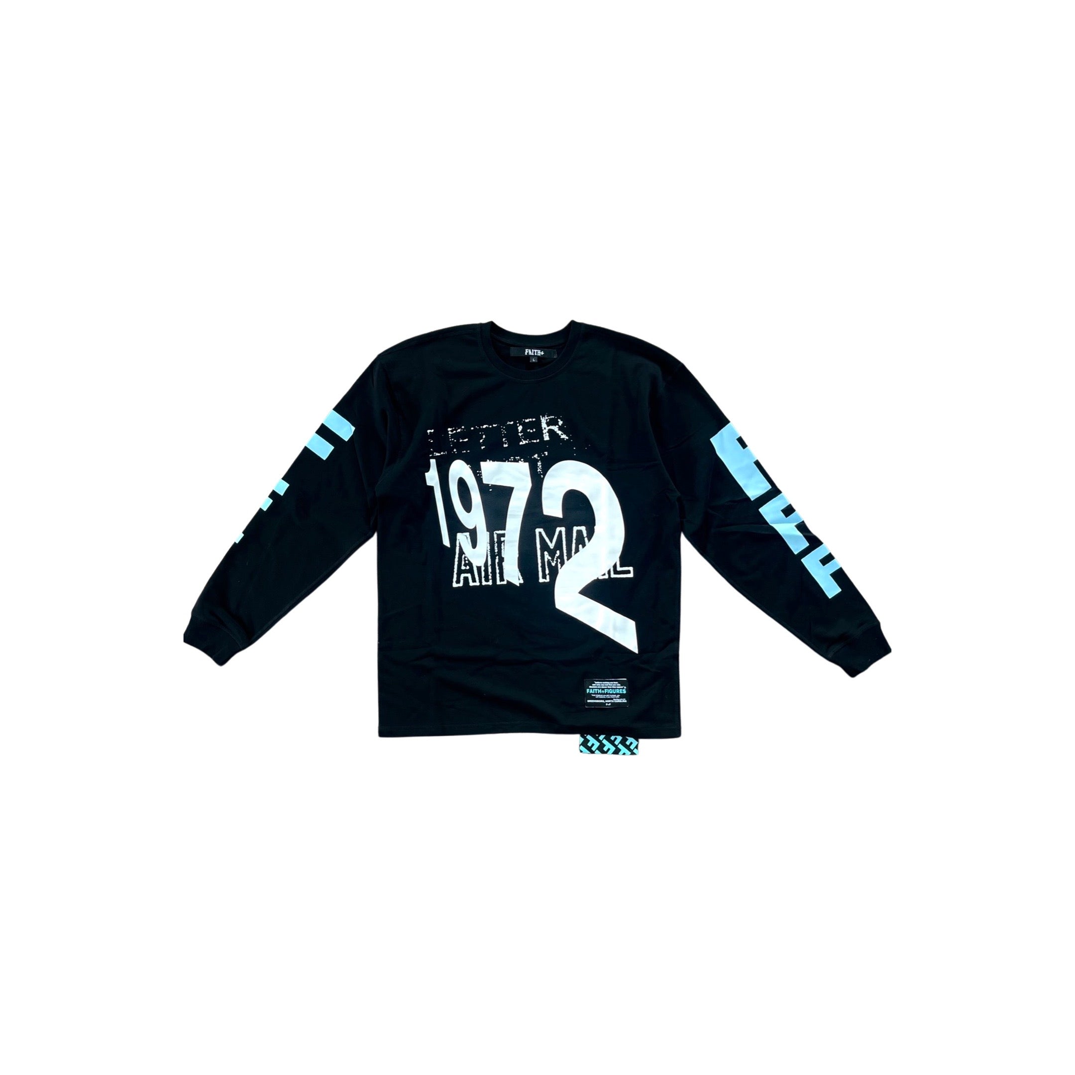 1972 Stamped Heavyweight T-Shirt // Black