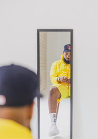 Retro Nylon Set - Canary Shorts