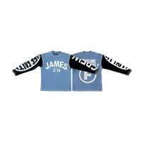 James 2:14 Heavyweight T-Shirt // Blue