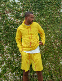 Retro Nylon Set - Canary Shorts